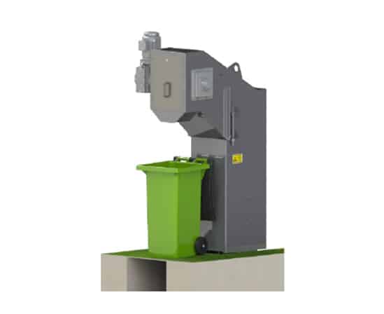 Dégrilleur vertical à raclage continu