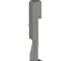 Dégrilleur vertical rejet aval