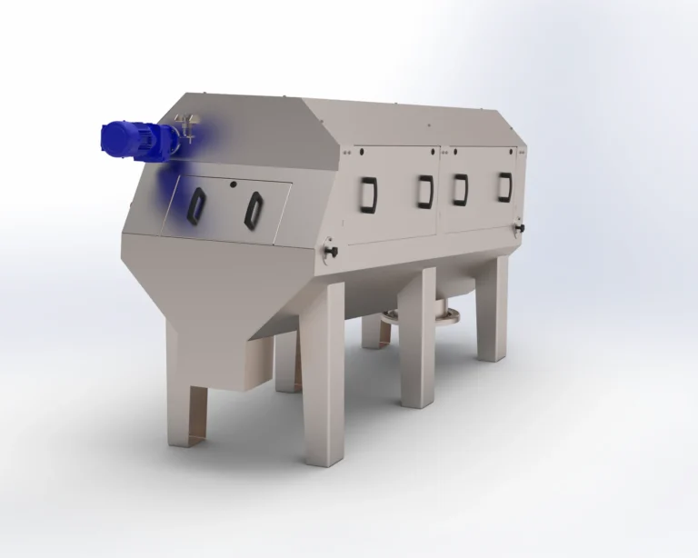 Tamis rotatif interne BioScreen TRI 900 Biotrade en rendu 3D