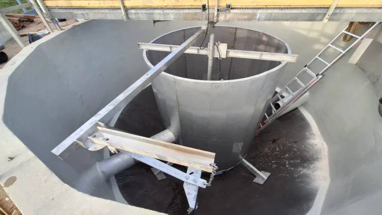 Options de dégraisseur-dessableur circulaire BIOTRADE pour le traitement des eaux usées.