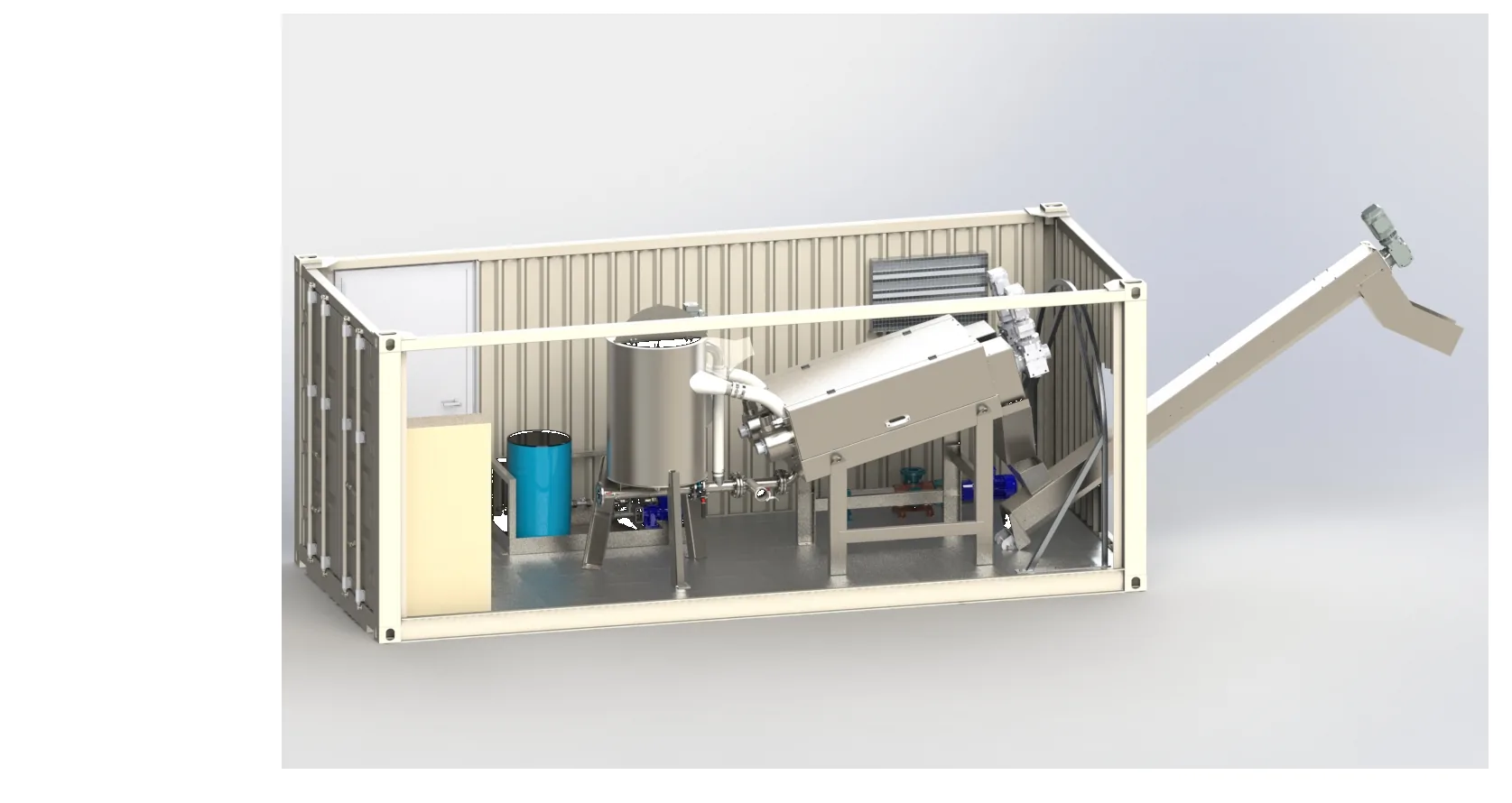 Atelier déshydratation des boues