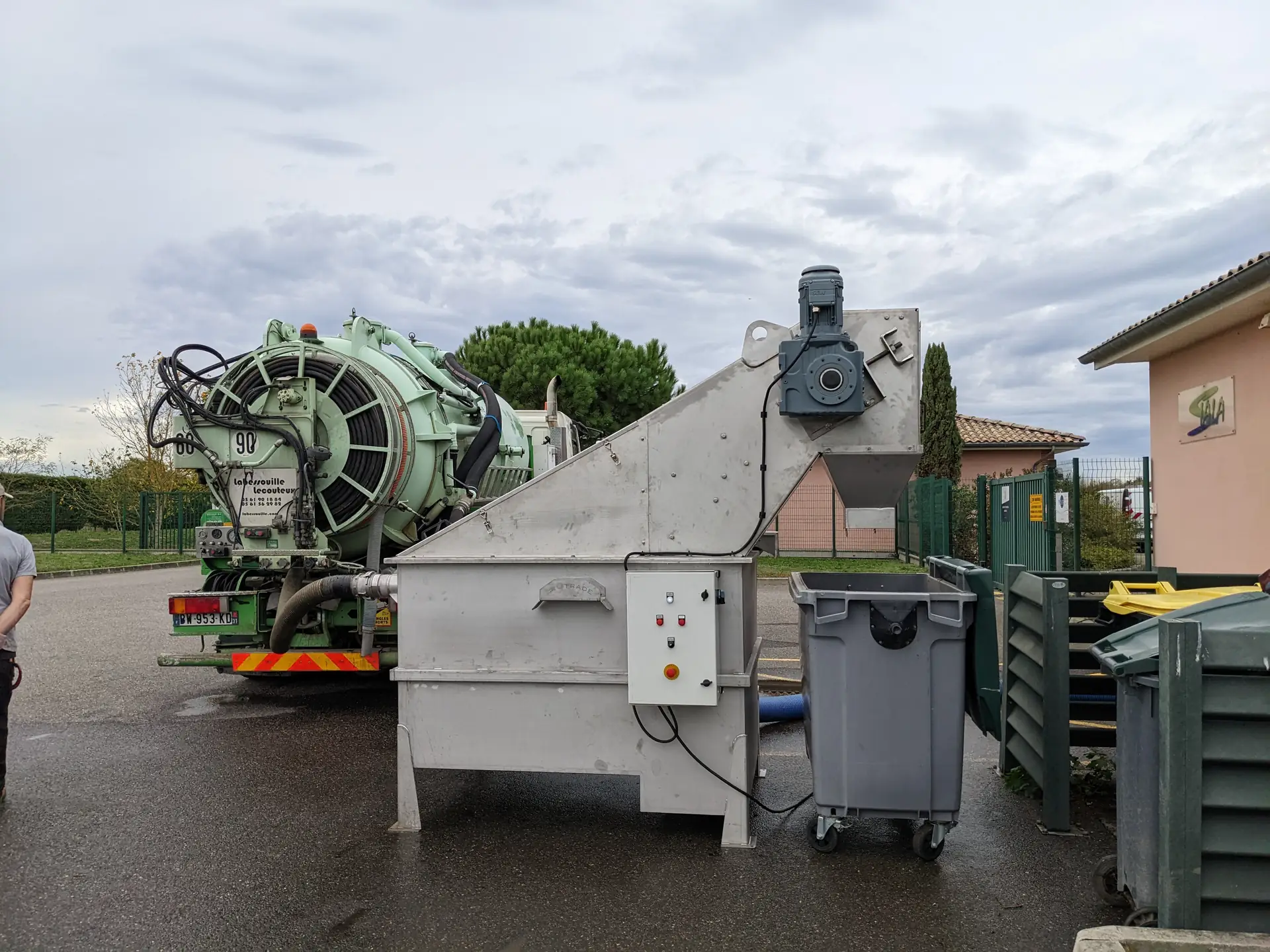Dégrilleur pour Matières de Vidange