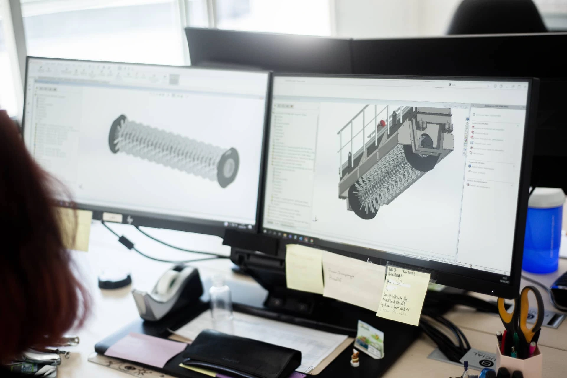 Bureau d'études BIOTRADE réalisant la modélisation 3D d'un équipement technique