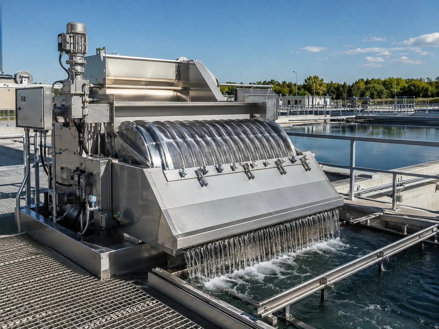Équipement de traitement tertiaire pour la filtration des eaux